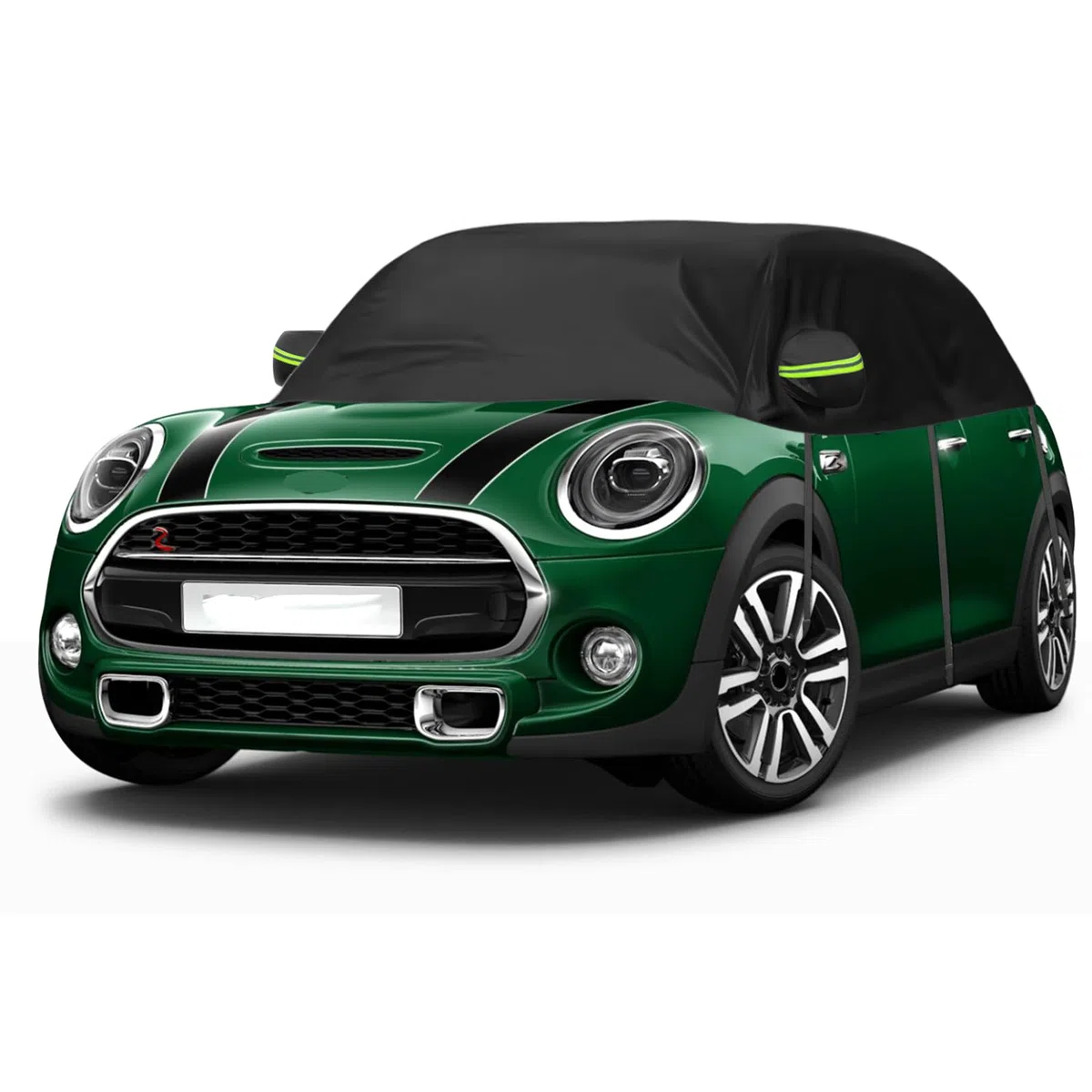 Funda Impermeable para Coche Reemplazo para Mini Cooper 3 Puertas 2000-2025, Media Cubierta de Coche Resistente a Los Rayos UV, Media Cubierta de Garaje a Prueba de Polvo