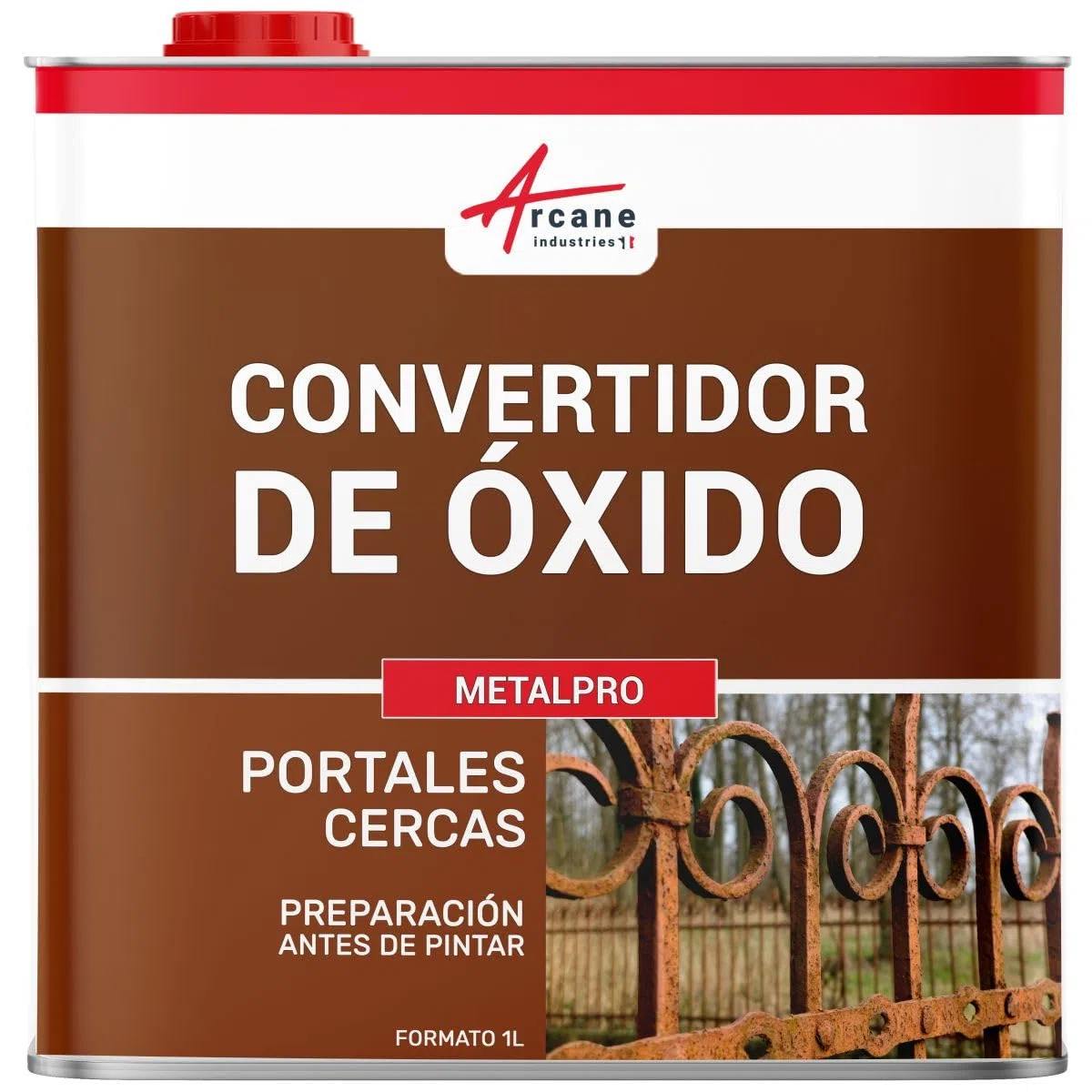 Convertidor de óxido, antioxidante METALPRO - 1 L - ARCANE INDUSTRIES