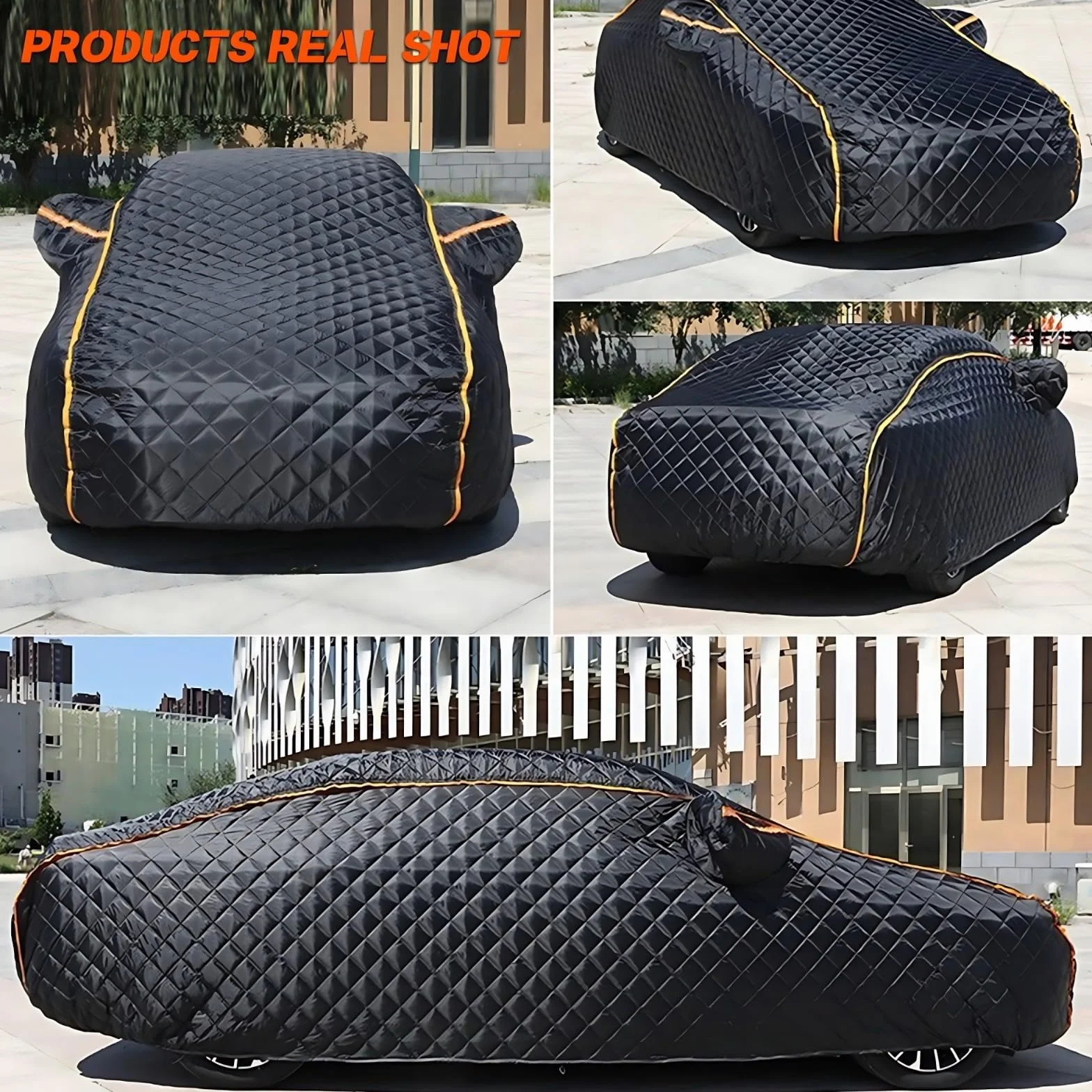 Funda Coche Exterior para Citroen DS7 Crossback, Funda para Coche Exterior Transpirable, Cubre Coche Resistente al Sol, a la Lluvia y al Polv para Todo Tipo de Clima