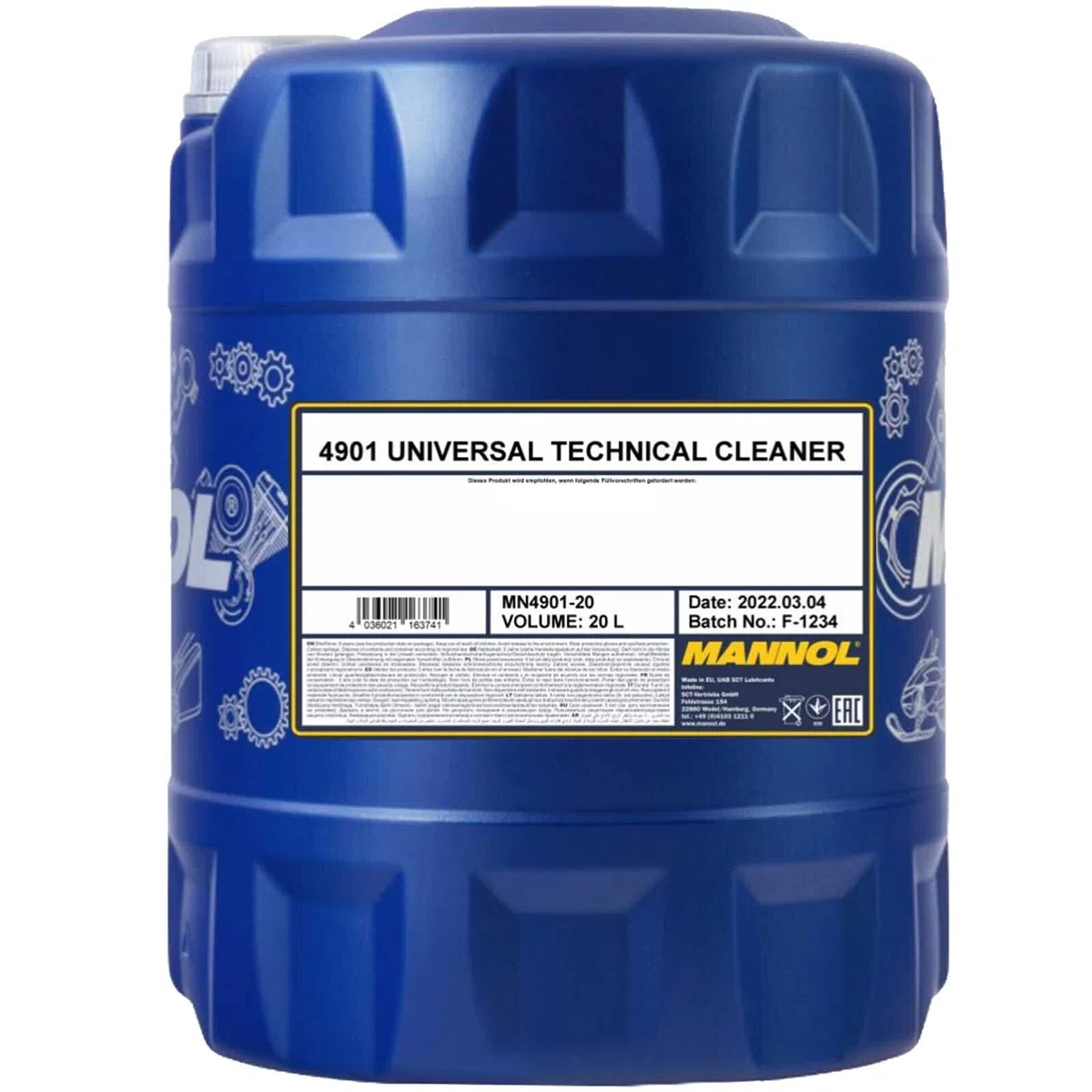 1 x 20L Mannol universal Technical Cleaner/taller limpiador desengrasador ölreiniger