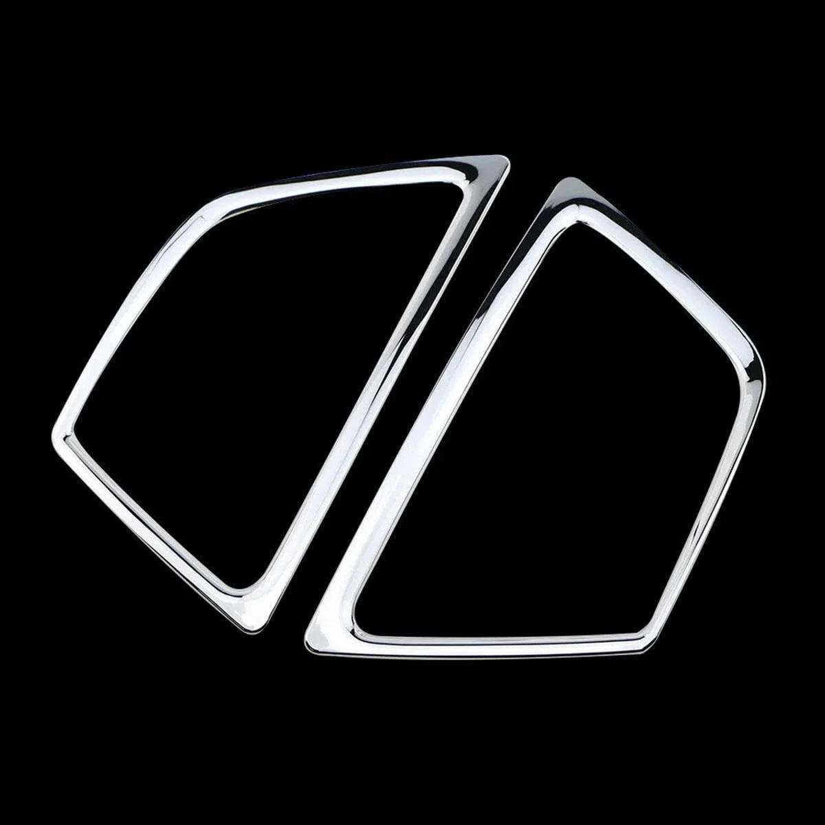 Ajuste para Ford Ecosport 2013-2017, embellecedor de la cubierta de la luz antiniebla del coche, embellecedor del marco de la cubierta de la luz antiniebla delantera ABS del parachoques delantero
