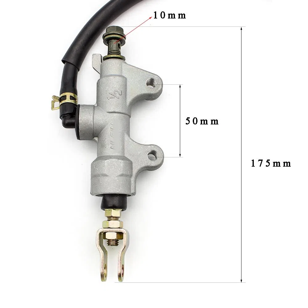 Motos Decoración Bomba De Freno Trasero para Kawasaki para Ninja Zx6r ZX9R Zx636 650 Zx7r ZXR 400 250 750 ER6F ER6N Bombas Hidráulicas De Cilindro Maestro para Motocicleta