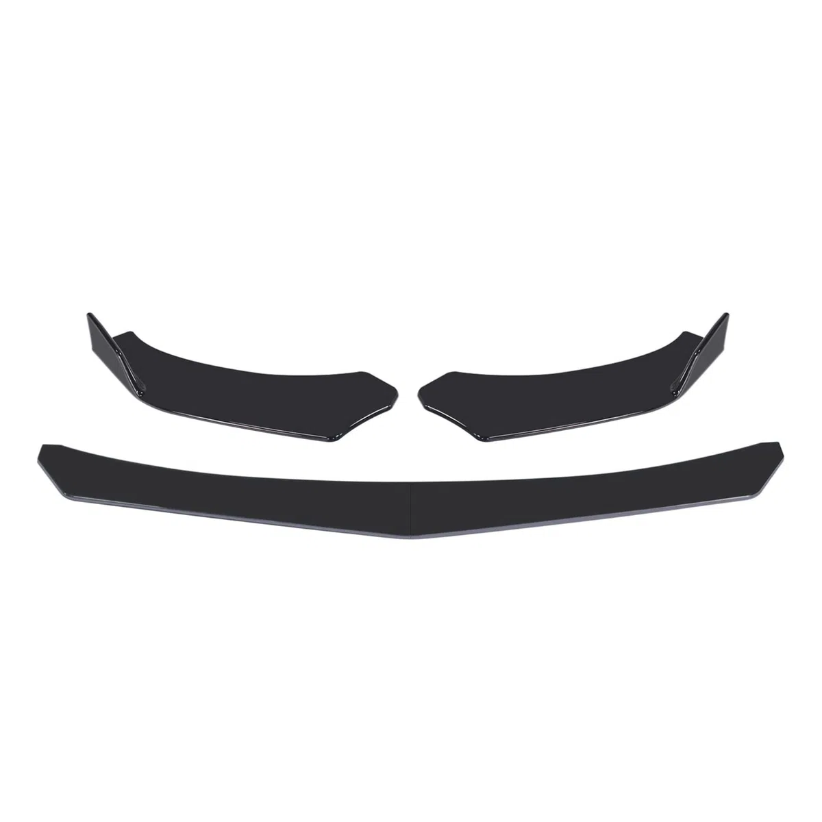 Kit de 4 Piezas de Parachoques Delantero para Coche, Divisor de alerón, Divisor de Parachoques ABS, Divisor de Labios Canard Universal