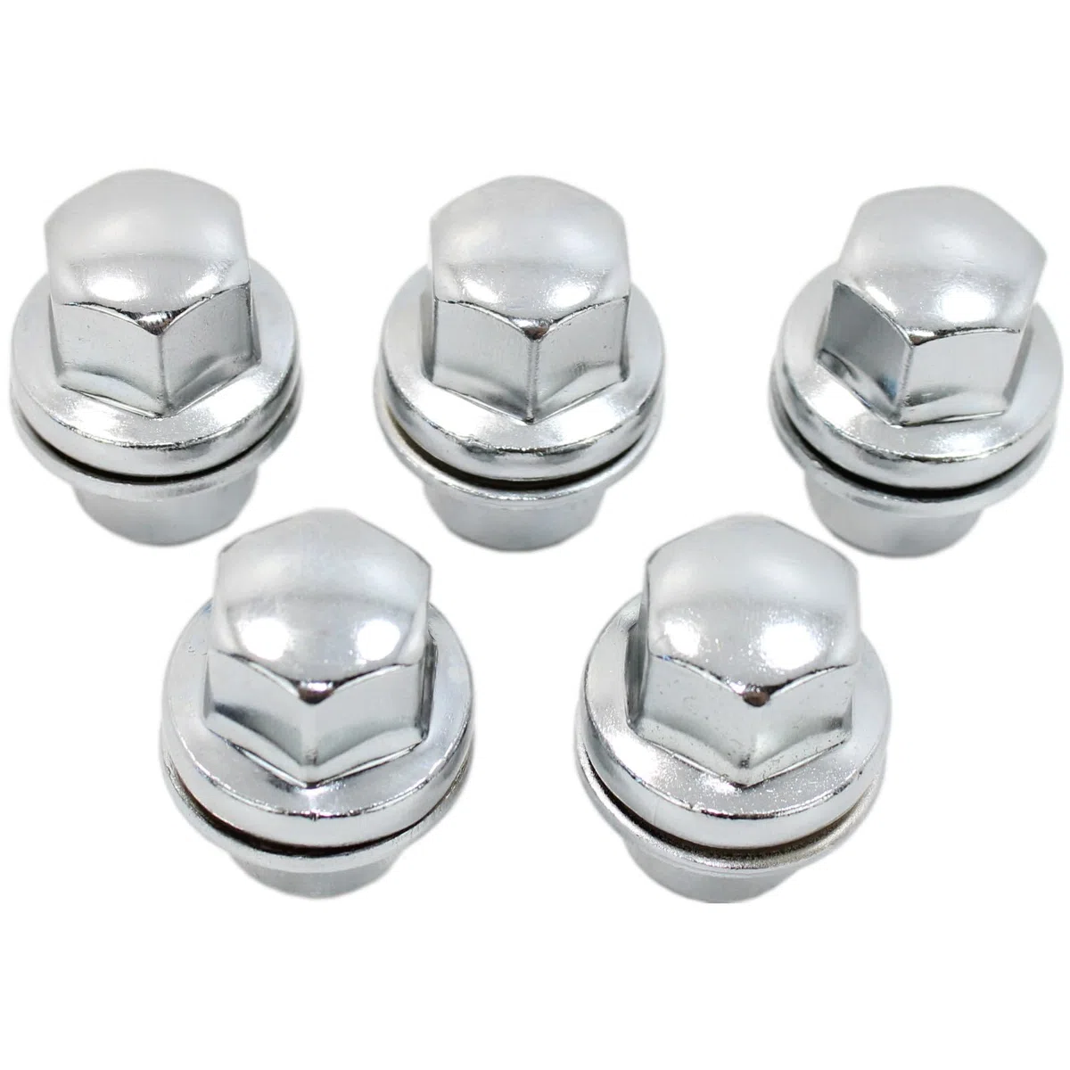 5 tuercas de aleación para llantas de Land Rover Defender L663 Discovery 3 4 5 Range Rover L322 L405 Range Rover Sport L320 L494 LR068126 RRD500510 RRD500590, cromadas, acero inoxidable
