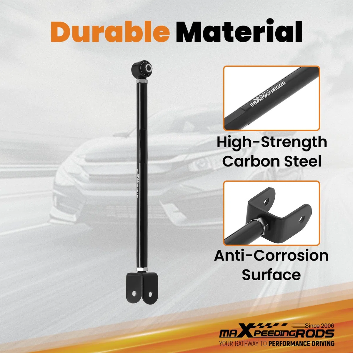 maXpeedingrods Trasero Brazo de Control Ajustable Camber de Amortiguador para BMW 3-Series E36 E46 X3 Z4 E83 E85 E86 E89