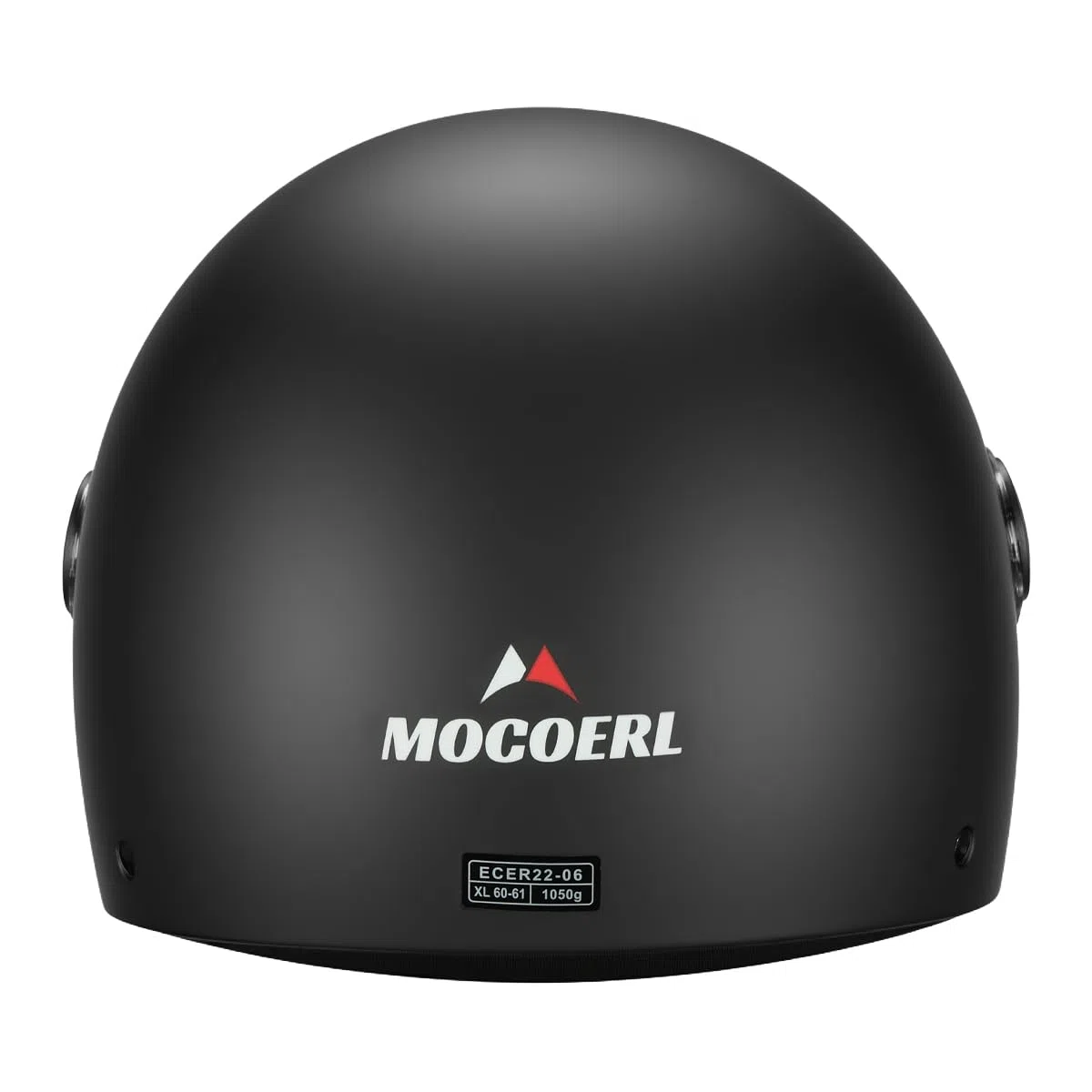 Casco de Moto Jet para Adultos, Visera Transparente, Casco de Moto para Hombres y Mujeres para Ciclomotor Cruiser Bobber y Chopper, Homologado ECE2206, Casco Retro 3/4