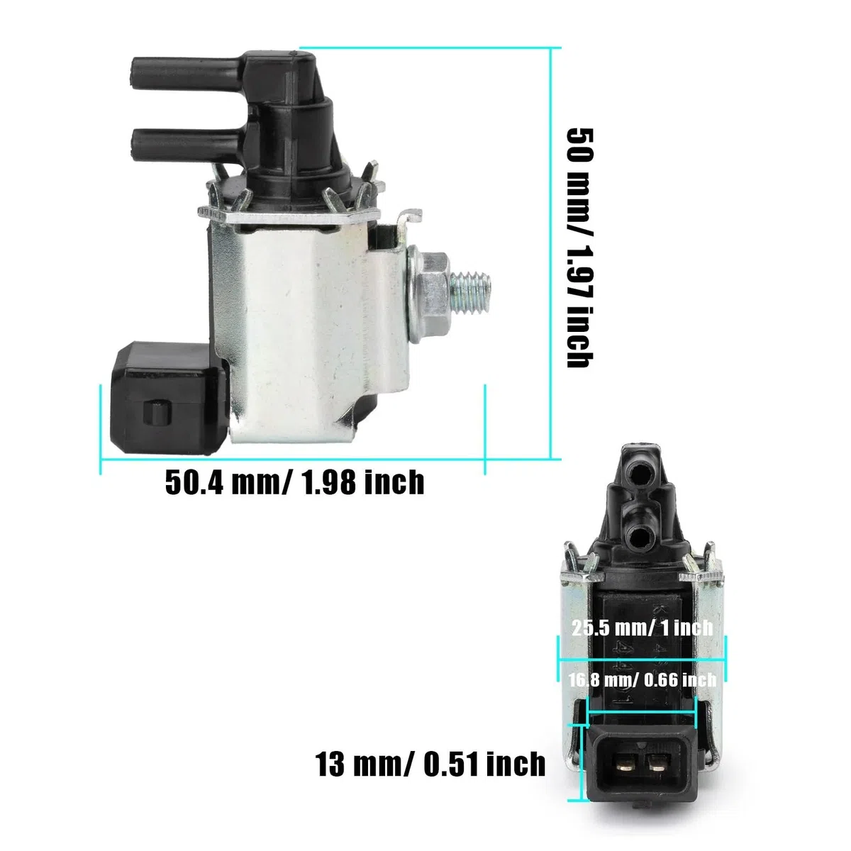 Válvula Solenoide Vacío Para Mitsubishi 4G93 4G63 4G15 Airtrek Carisma Lancer RVR Sensor Válvula Interruptor Solenoide Vacío Magnetventil K5T48277