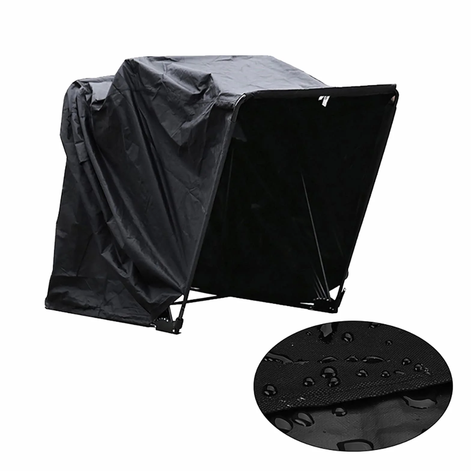 Garaje tienda motocicleta Garaje plegable impermeable Motoguard impermeable Garaje tienda Oxford Garaje plegable universal con bolsa negro