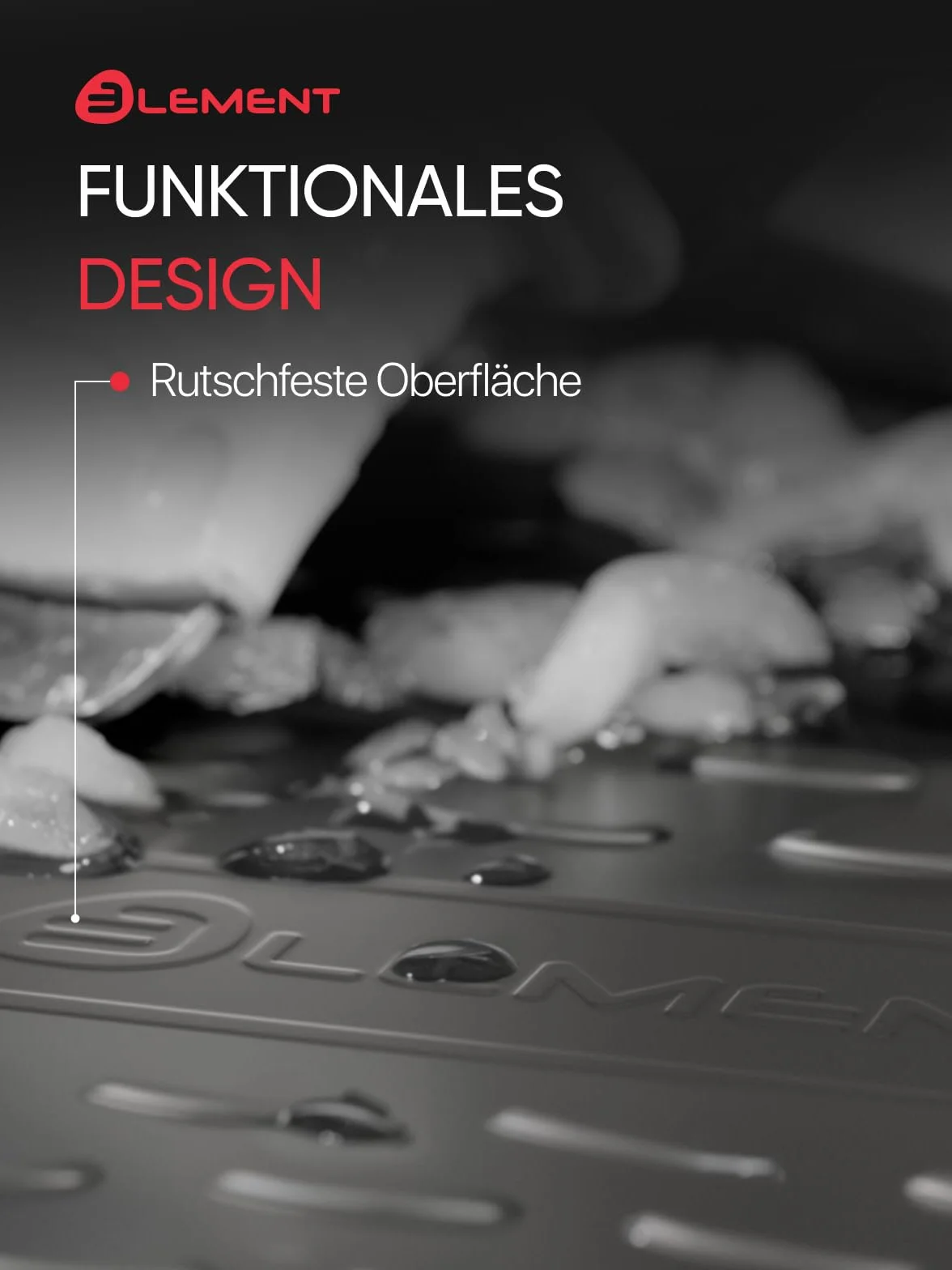 Alfombrilla Maletero Goma para Ford Focus (2018-2020) | Antideslizante, Ajustada, Negro