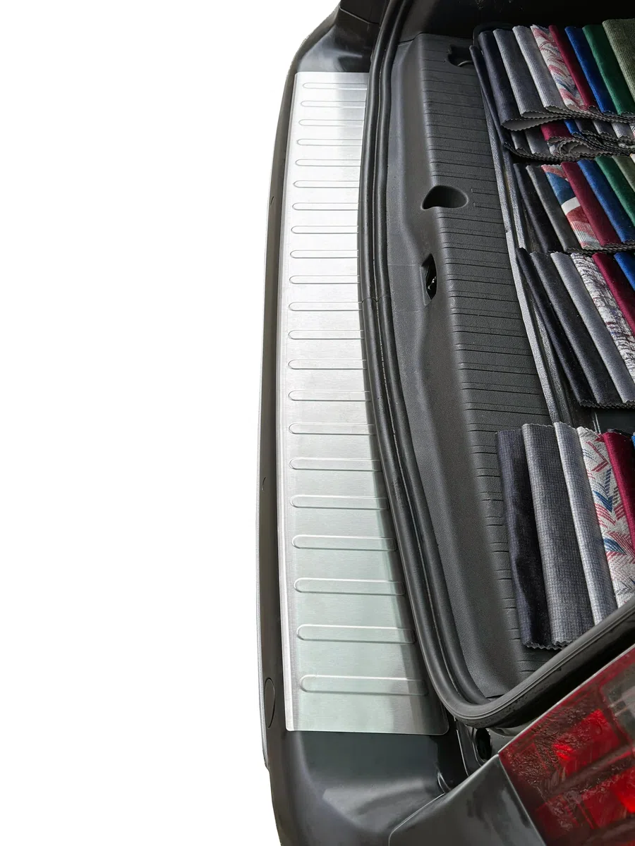 RECAMBO | Protector de Parachoques Trasero | Compatible con Peugeot Rifter | a Partir de 2018 | Acero Inoxidable Mate | Protección Borde de Carga