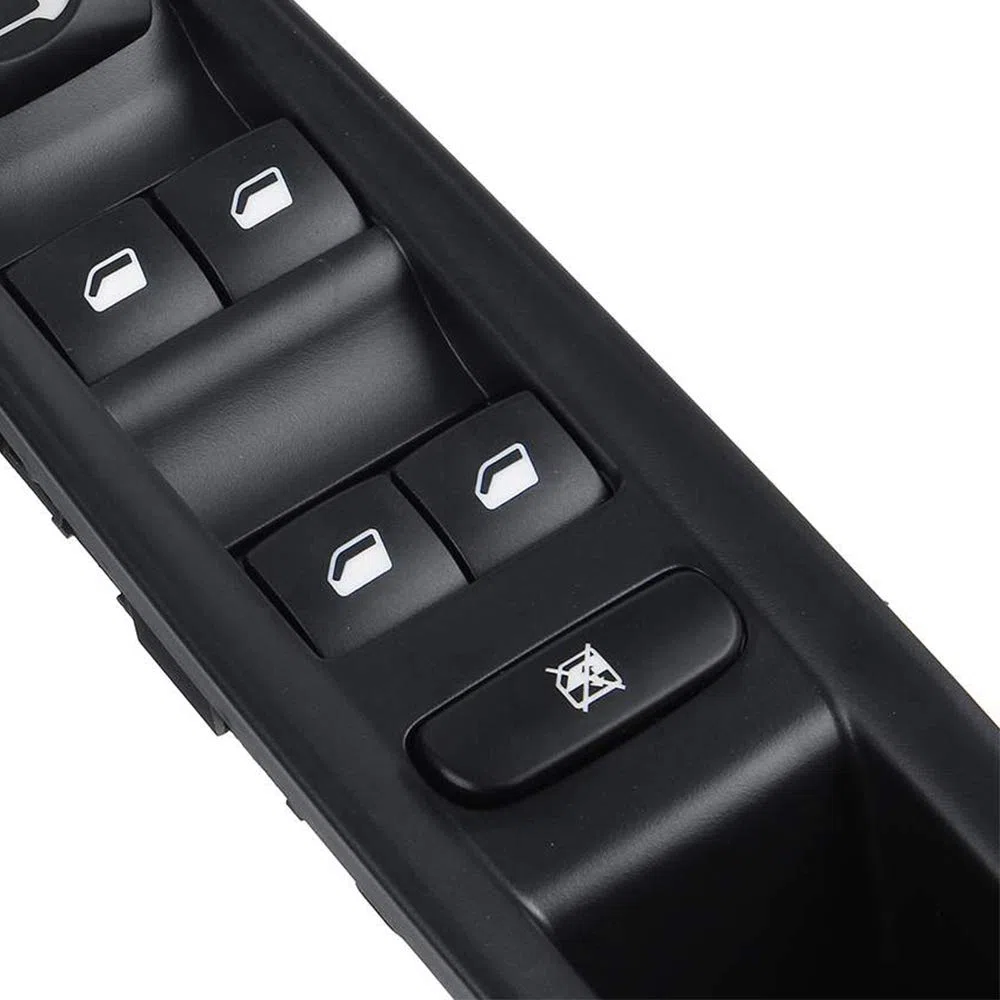 Botonera Elevalunas para Citroen C4 2004-2010 Interruptor de Mando de Ventana Eléctrico Espejo Retrovisor Botones con Panel