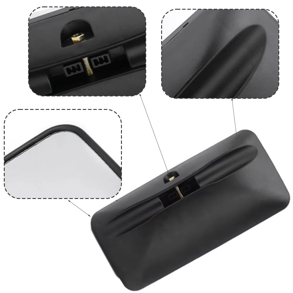 Espejo retrovisor para puntos ciegos Riloer, espejo retrovisor lateral para coche, espejo retrovisor para coche, compatible con Mitsubishi Canter Fuso FE FB FG, Derecha