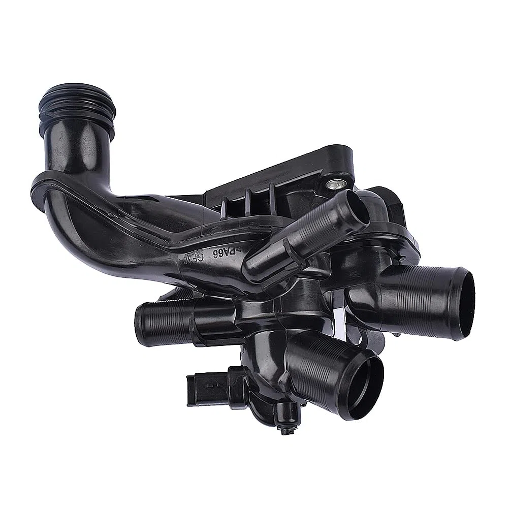 Bisenya Carcasa de termostato de refrigerante compatible con C4 DS3 207308 11537534521 1336Z6 TH7136105J