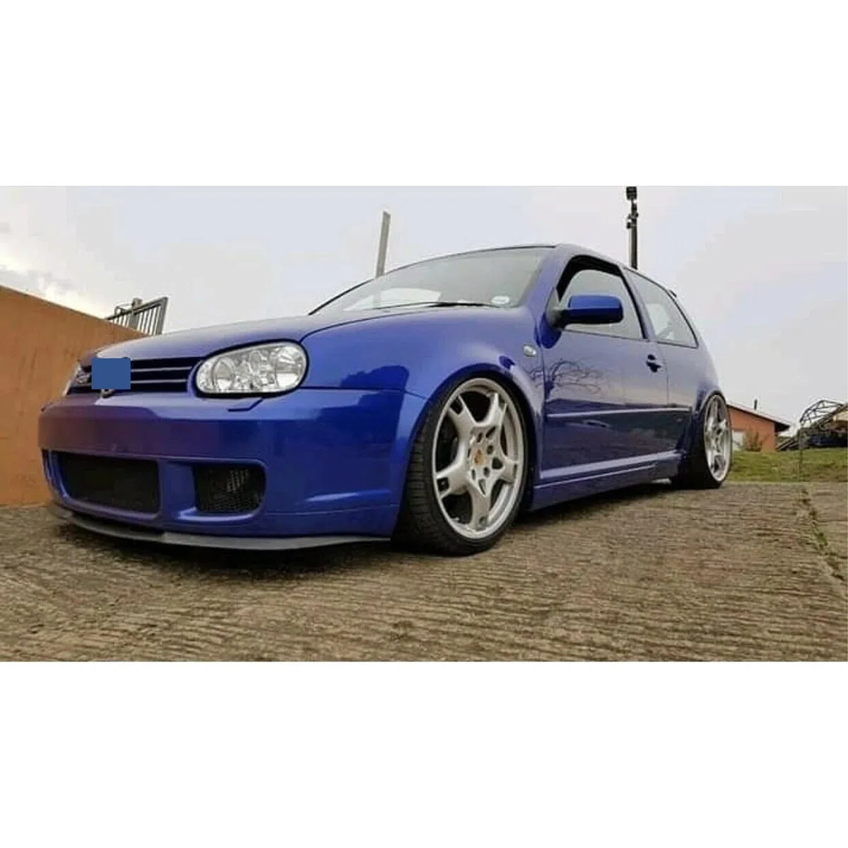 Spoiler Delantero para Golf 4 R32 para Golf4 IV para Cupra R Spoiler Delantero Borde DE Parachoques Euro Spoiler Lip Kit De Carrocería Universal De 3 Piezas ﻿ ﻿ Labios Spoiler Delantero(Matte Black)