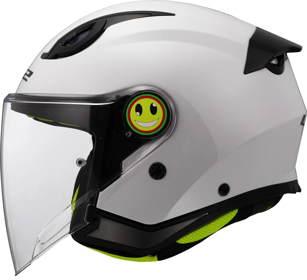 LS2, Casco Moto Jet para Niños FUNNY II SOLID Gloss White, S