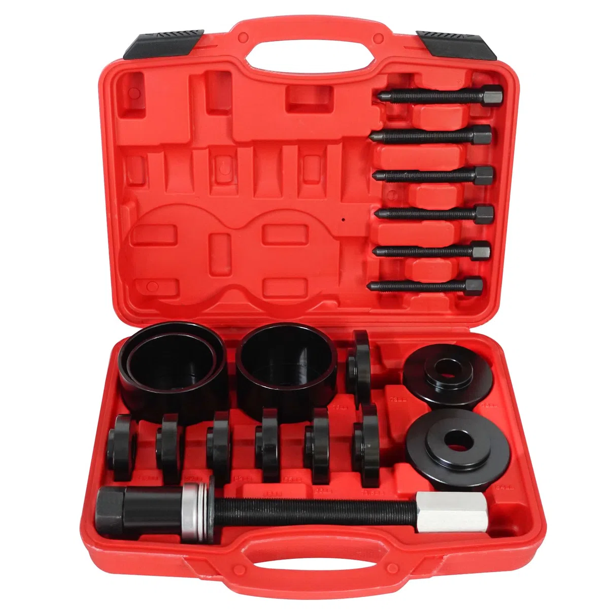 FreeTec Buje de Rueda de 19 Piezas de Rueda de Juego de Herramientas de Rueda Herramientas Extractor para Volkswagen para Audi para Opel Fiat para BMW para Ford