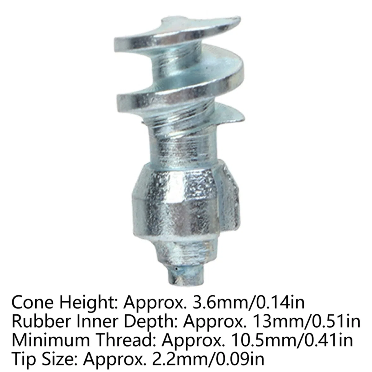 50 uds, clavos para neumáticos, tornillo antideslizante para neumáticos, clavos para neumáticos de bicicleta, clavos para nieve, universales coche bicicleta camión carretilla elevadora vehícu