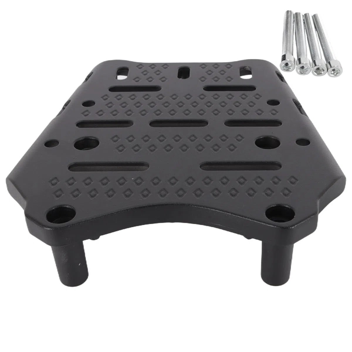 Portaequipajes trasero de aleación de aluminio para motocicleta PCX 125, 150 2014-2019, color negro