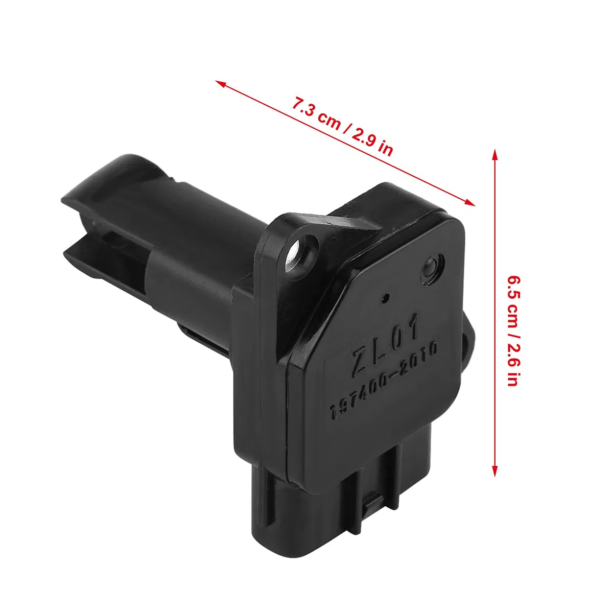 Akozon 197400-2010 Medidor de Sensor de Flujo de Aire Masivo para 3 5 6 MX-5