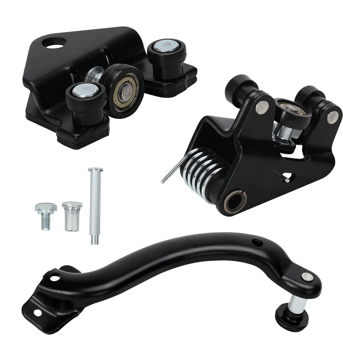 Guía de Rodillo de Puerta Corredera Reemplazo para 2001-2015 Renault Trafic Nissan Primastar Opel Vivaro, Rodillos de Puerta Corredera Inferior Derecha 7700312370 770312372 7700312012