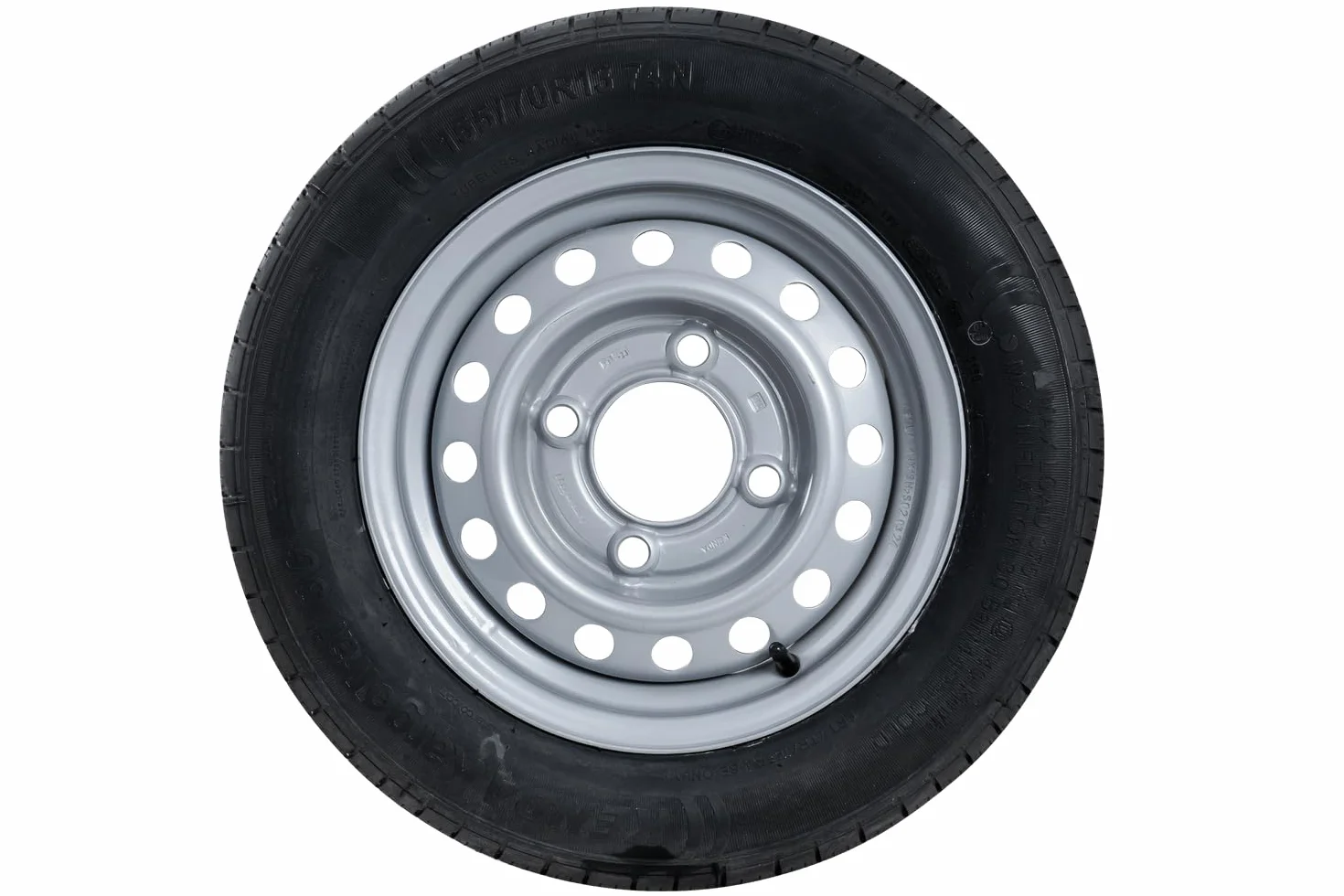KENDA Rueda de Remolque 155/70 R13 con Llanta 4x130 ET20 y Carga de 375 kg, Neumático KargoTrail 3G de Gran Amortiguación para Remolques de Carga y Recreativos