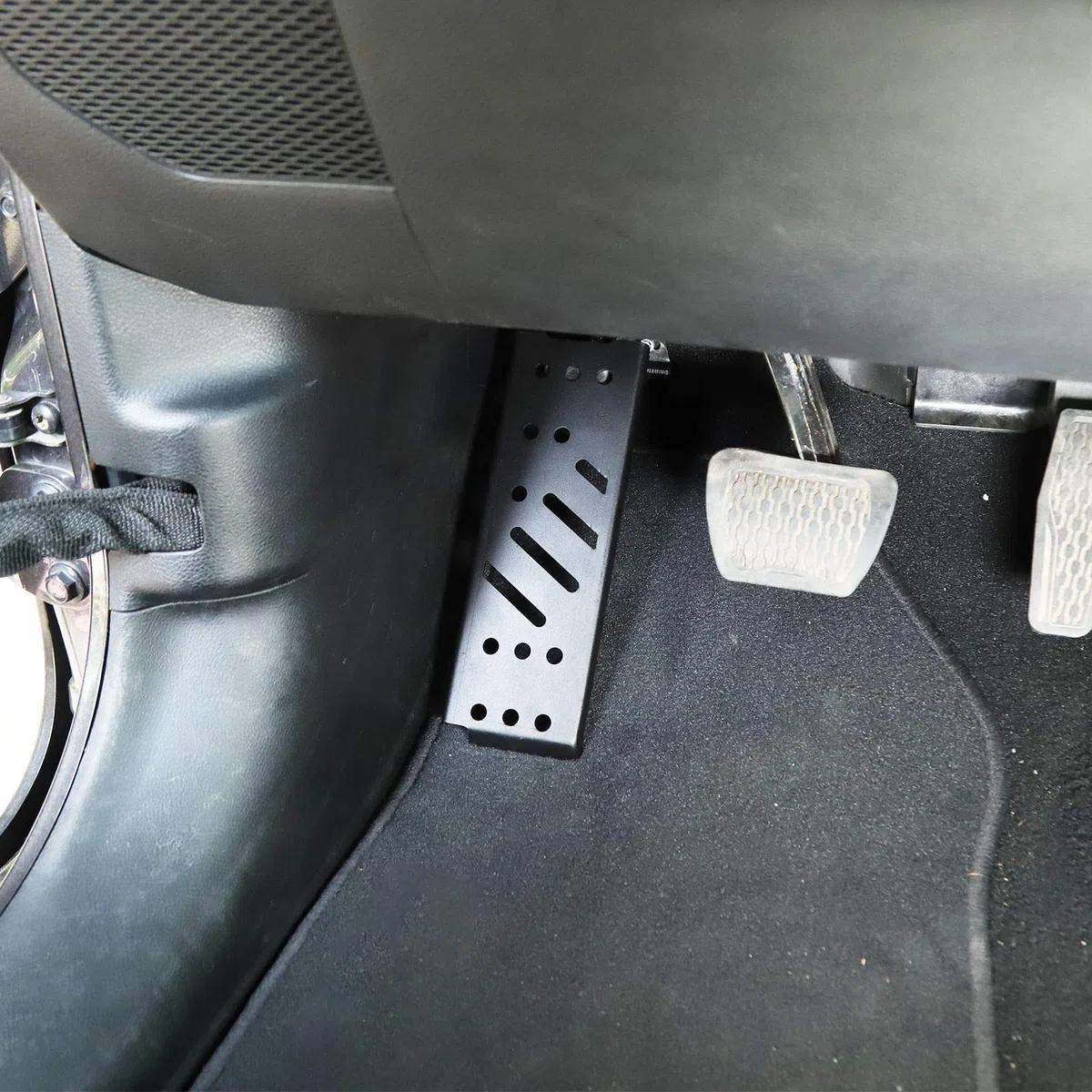 JeCar Reposapiés de pedal muerto de acero para Jeep Wrangler 2018-2021 Jeep Wrangler JL JLU, negro