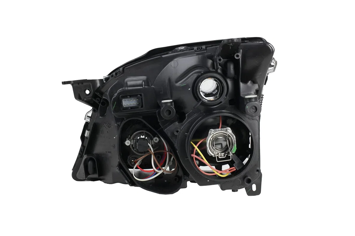 Johns, Juego de faros halógenos para Opel Vectra negro C 02-05 H7 H7 transparente L R