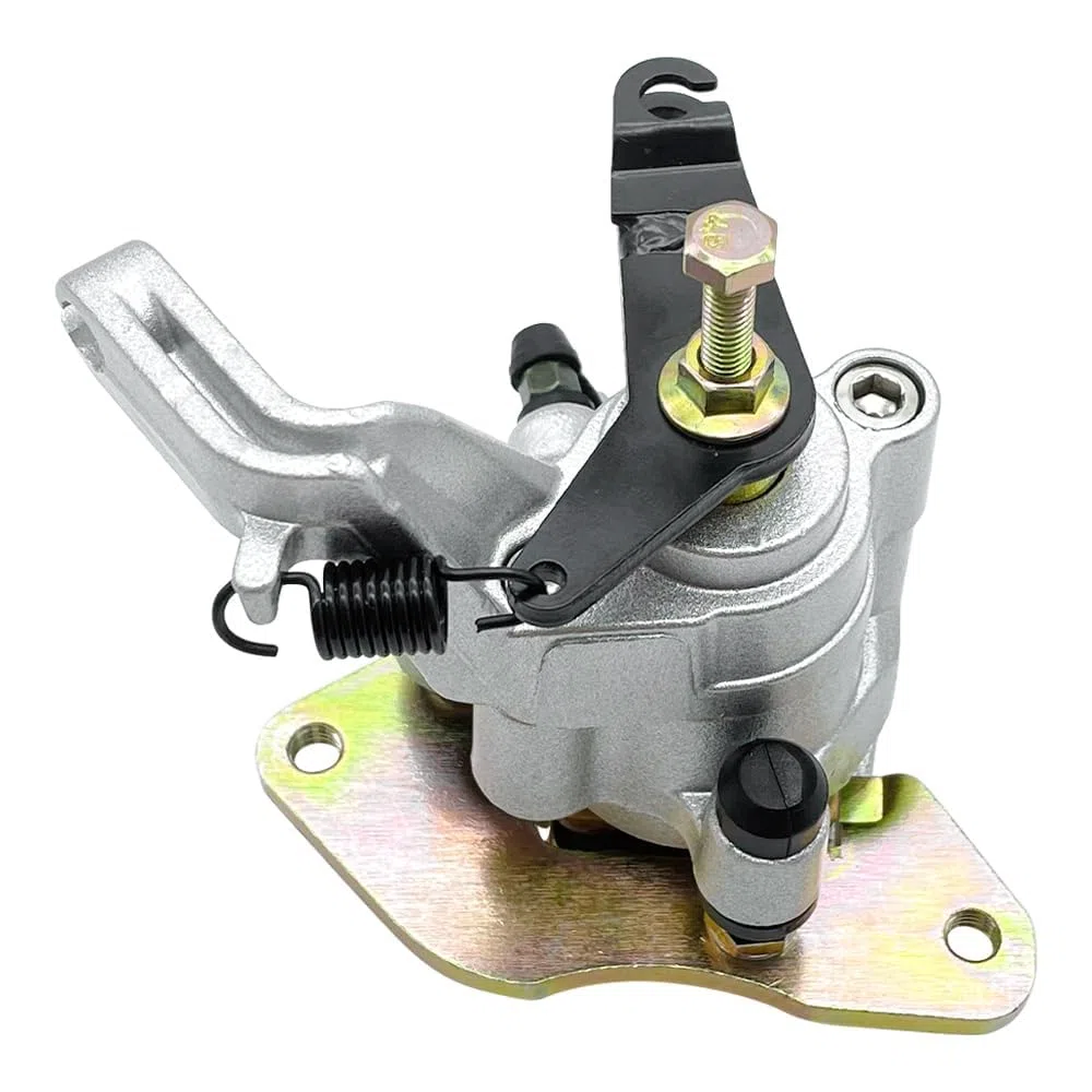 Pinza de freno trasero con pastillas para Yama-ha Raptor 125 250 350 YFM 125 250 350 con freno de estacionamiento #5YT-2580W-10-00 5YT-2580W-00-00