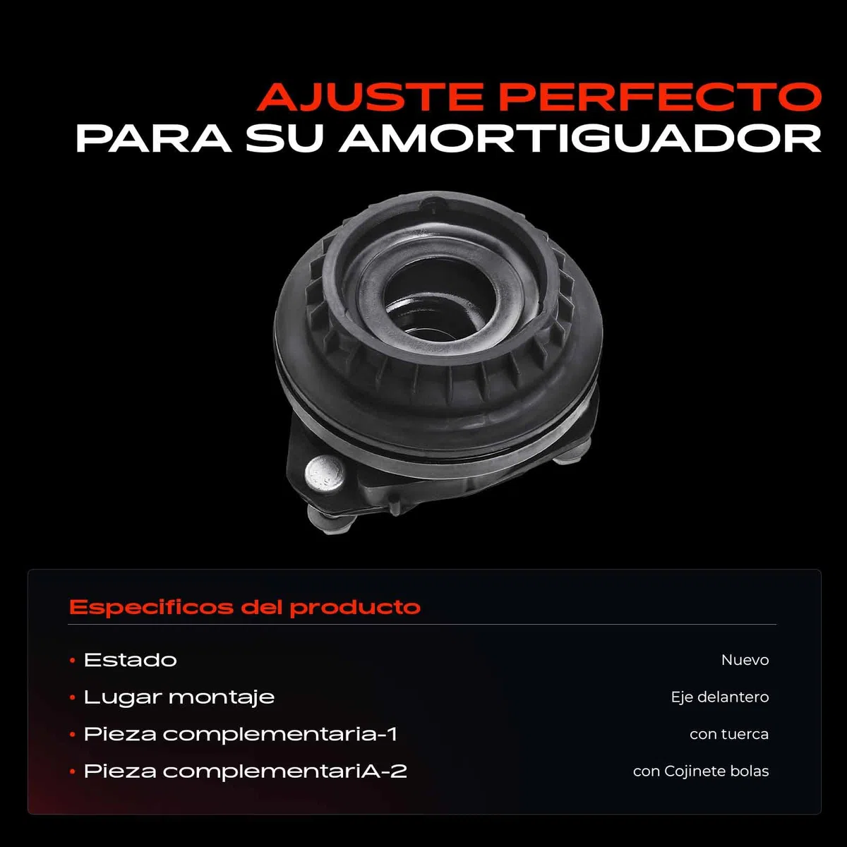 Frankberg Cojinete de soporte del eje delantero izquierdo y derecho compatible con Tourneo Connect 1.8L 2002-2013 Transit Connect P65 P70 P80 1.8L 2002-2013 Replace# 98AG3K155AF