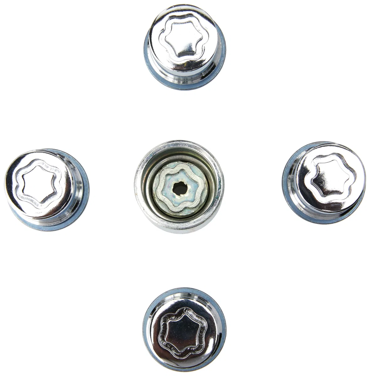 McGard 24212SU Standard - Tuercas antirrobo para ruedas (base cónica, M12 x 1,5, largo 32,5 mm, SW19)