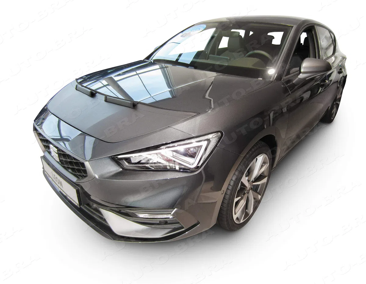 Auto-Bra AB3-00581 Protector del Capo Compatible con Seat Leon KL Desde 2020 Bonnet Bra Capó de Coche Tuning
