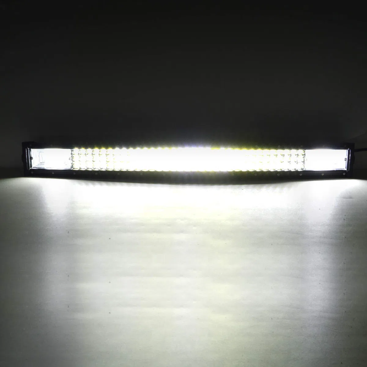 PICAA Barra Led 22 pulgadas 54 CM 270W Curva Barra de luz LED 12V 24V 6000K Barra de luces LED auxiliar LED Foco reflector Barra de luz de trabajo LED para SUV Offroad ATV UTV Tractor 4x4 Coche