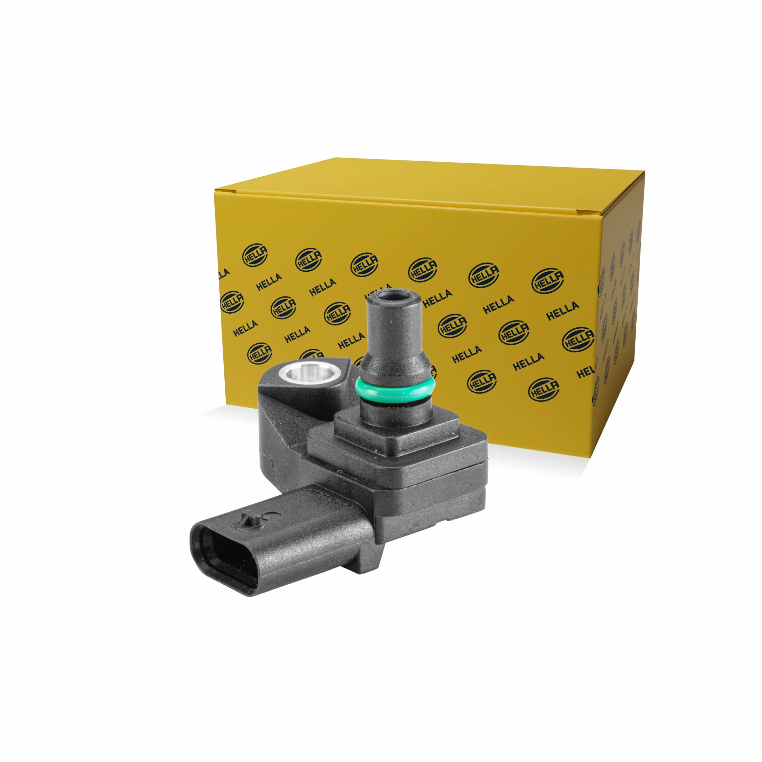 HELLA 6PP 358 152-401 Sensor, presión colector de admisión - 3polos - atornillado