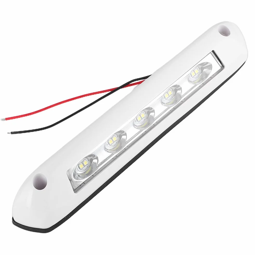 Luz exterior para Camper + Led Rv Porche Luz 12V / 24V Iluminación 8W Impermeable Toldo de Luz para Camiones, Autocaravanas, Remolques y Barcos