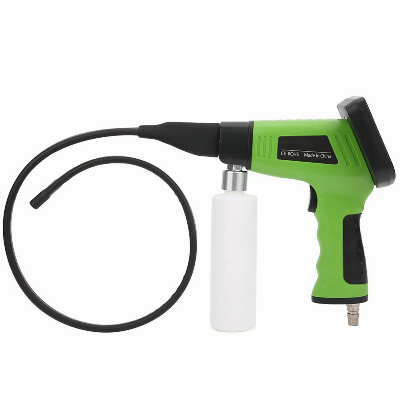 KIMISS Pistola de Limpieza de Aire Acondicionado de Coche con Pantalla LCD, Endoscopio y Pantalla 4K HD para Limpieza Eficaz de Tuberías y Cajas de Evaporación