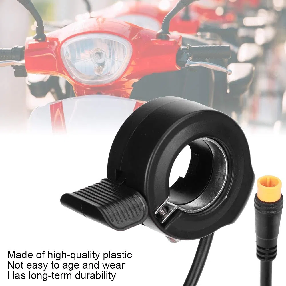 Alomejor - Acelerador de Dedo para Control de Velocidad con Conector Impermeable para Scooters eléctricos