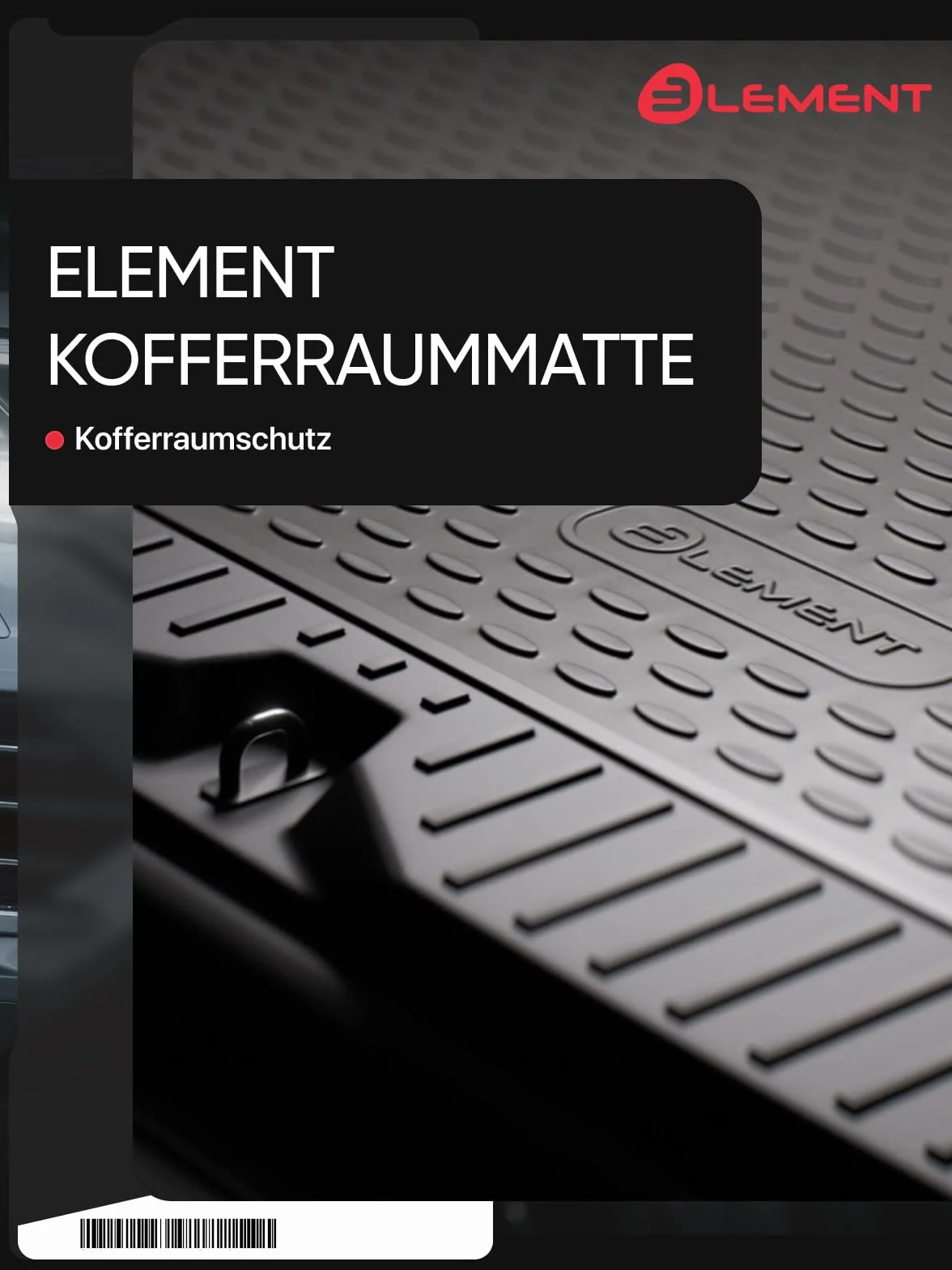 Alfombrilla Maletero Goma para Ford Focus (2018-2020) | Antideslizante, Ajustada, Negro
