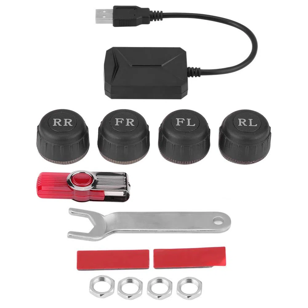 Sensores externos del TPMS del monitor de la presión de neumáticos del USB para la exhibición de la navegación del coche de Android