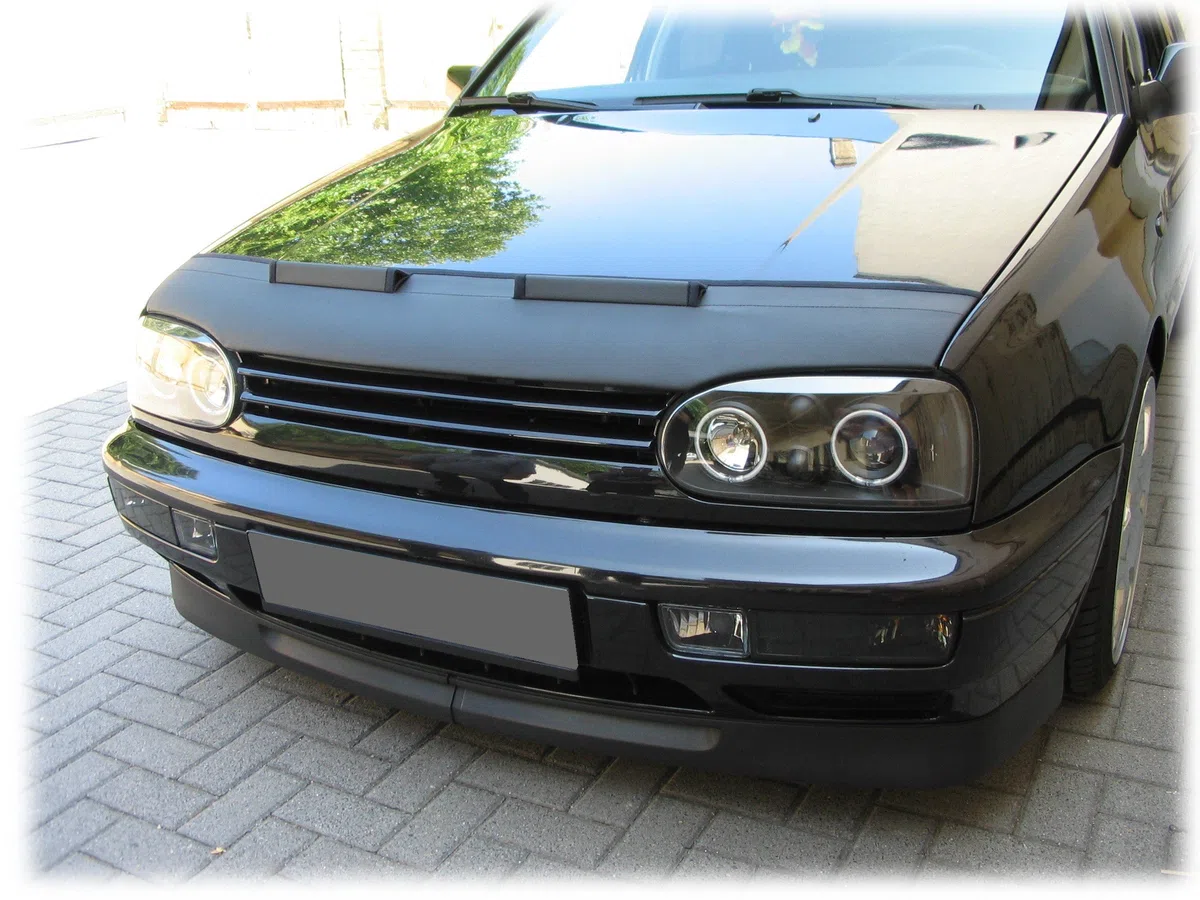 AB-00002 Protector del Capo Compatible con VW Volkswagen Golf 3 1992-1997 Bonnet Bra Tuning