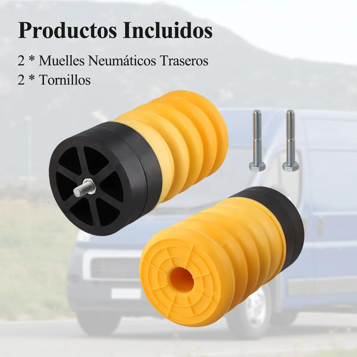 2PCS Kit de suspensión neumática trasera de 2 piezas para Fiat, para Ducato, para Jumper y para Boxer (modelos 2006+). Número OEM para SSR-313-54