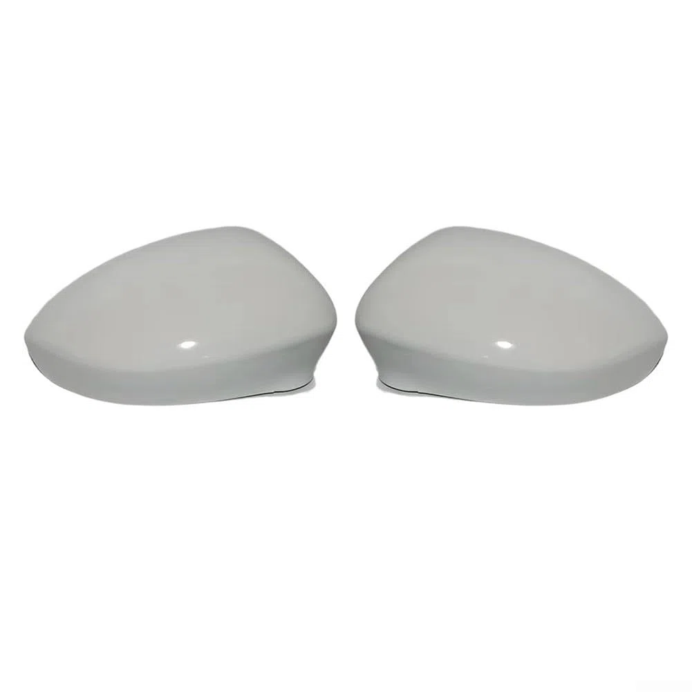 Carcasa para espejo retrovisor exterior, color blanco, compatible con FIAT 500 2007-2023 500C Grande Punto para EVO ABS Plástico Pieza de repuesto izquierda derecha