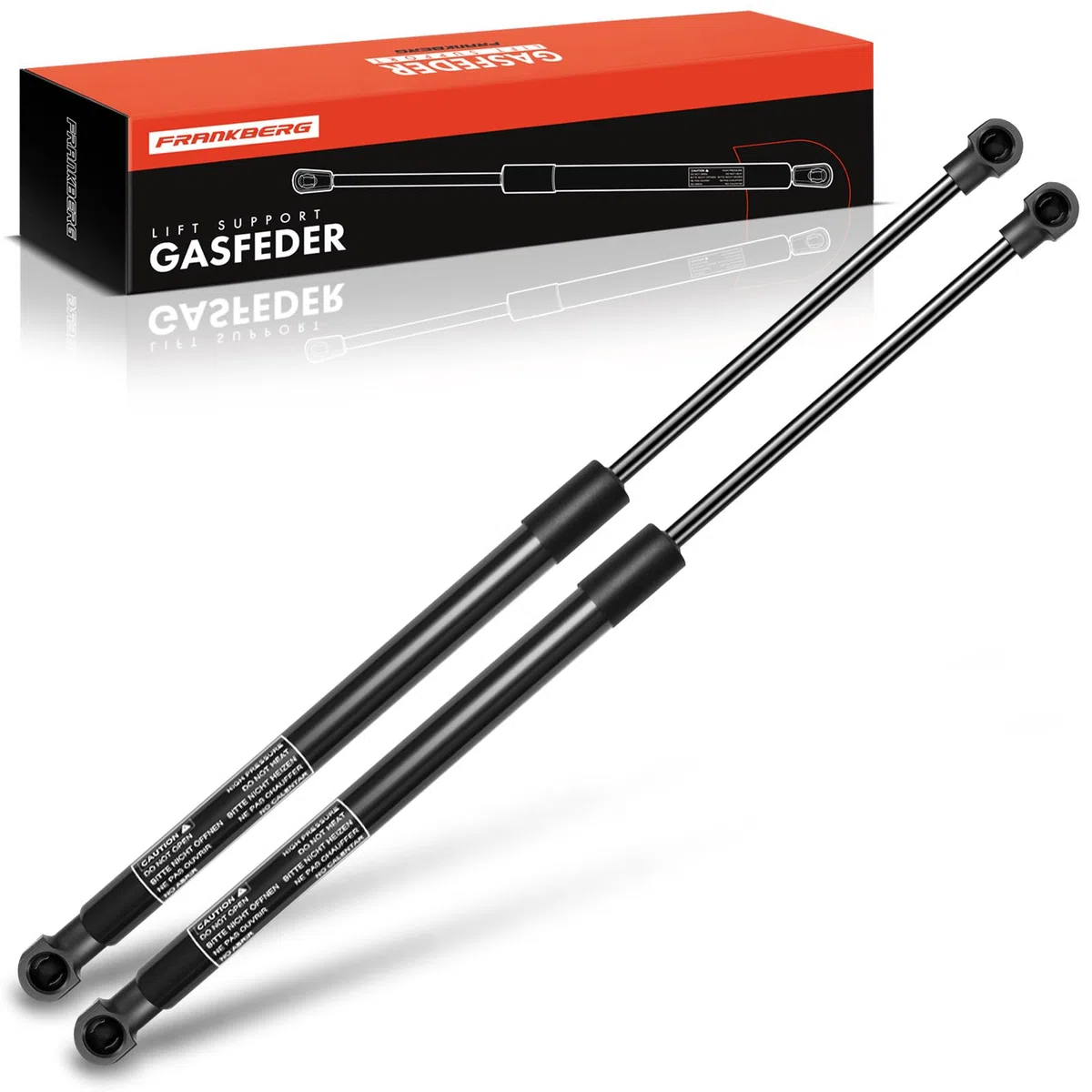 Frankberg 2x Amortiguadores de gas Capó L=312MM 450N Compatible con Serie 5 520 523 525 530 535 545 550 M5 E60 2001-2010 Limousine Serie 5 Touring E61 2004-2010 Touring Replace# 51237008745