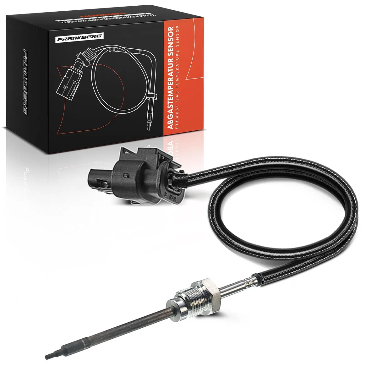 Frankberg Sensor de temperatura de los gases de escape Compatible con Clase E T-Model S212 Clase C T-Model S204 Clase S V221 W221 Clase C W204 CLS C219 Replace# A0081534028