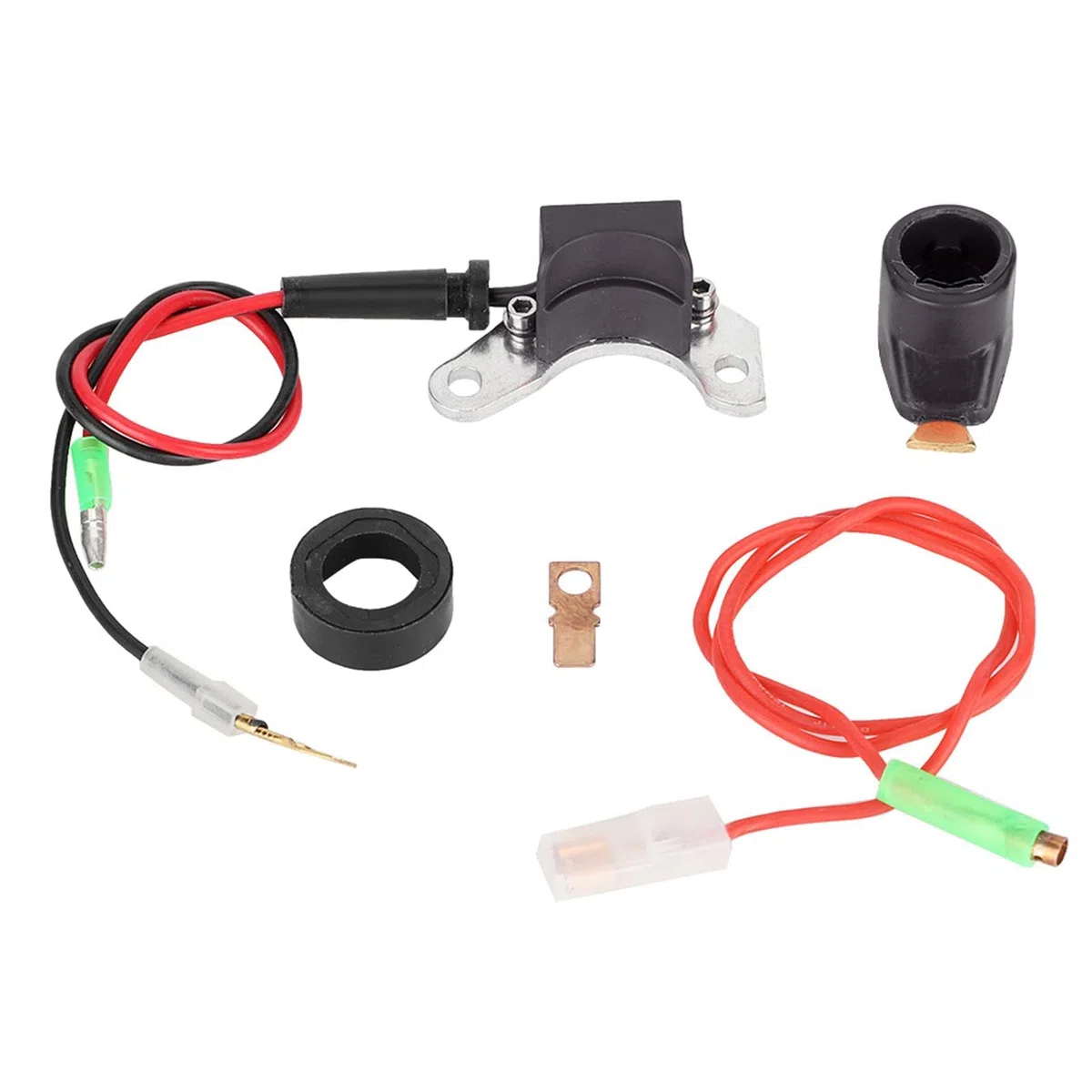 VOBOR Encendido ElectróNico,Kit de ConversióN Chispa de Chispa Juego de ConversióN de Encendido Kit de ConversióN Per Lucas 25d + dm2