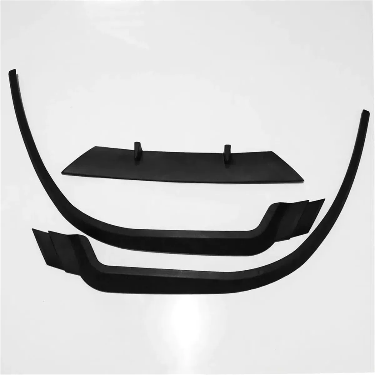 Spoiler Delantero para Golf 4 R32 para Golf4 IV para Cupra R Spoiler Delantero Borde DE Parachoques Euro Spoiler Lip Kit De Carrocería Universal De 3 Piezas ﻿ ﻿ Labios Spoiler Delantero(Matte Black)