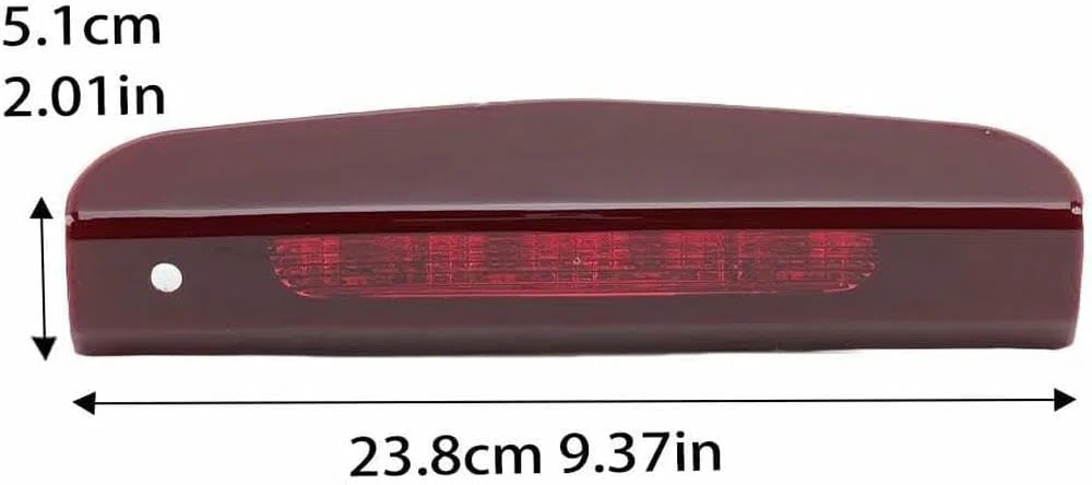 Tercera luz de Freno Central para Opel Corsa D para Opel Corsa E 2007-2019 （versión de 5 Puertas） 13188045/1222130/510511640