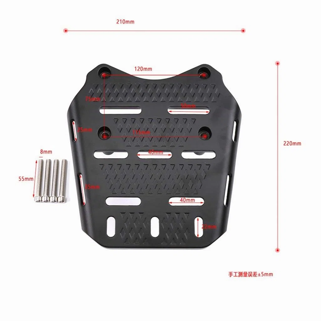 KIMISS estante trasero de la motocicleta CNC de la aleación de aluminio para PCX 125 150 2014-2019, Marcos y accesorios