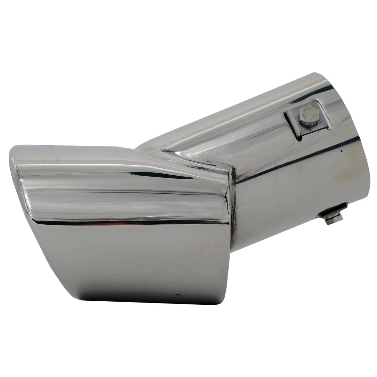 Simoni Racing Cola de Tubo de Escape Deportiva Ovalada Acero Inoxidable - 116x86xL180mm - Montaje 46->74mm