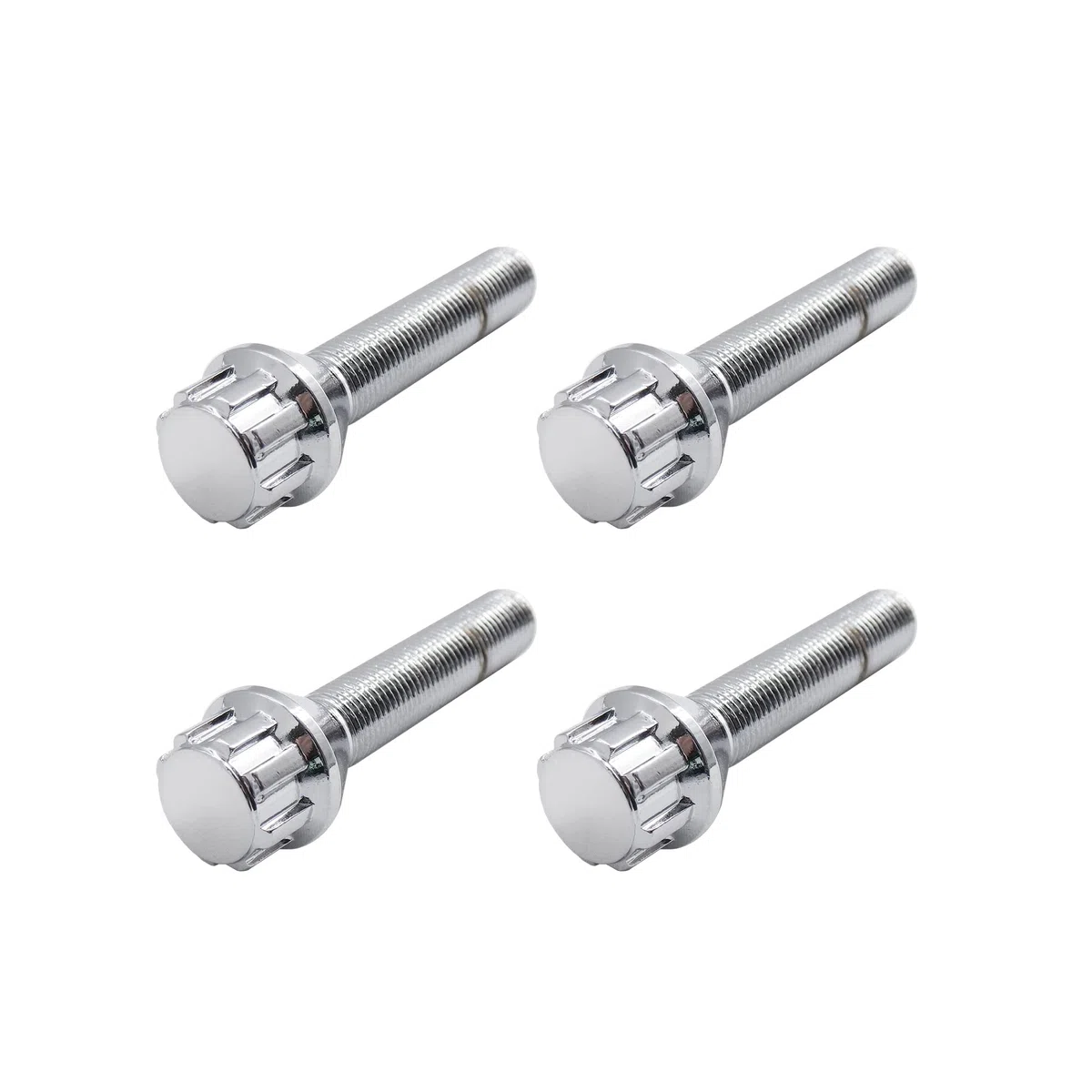 SIMONI RACING BRA/60 Kit 4 pernos antirrobo - Tornillos antirrobo para ruedas llave 17-19 M12x1.25 Longitud 50 mm