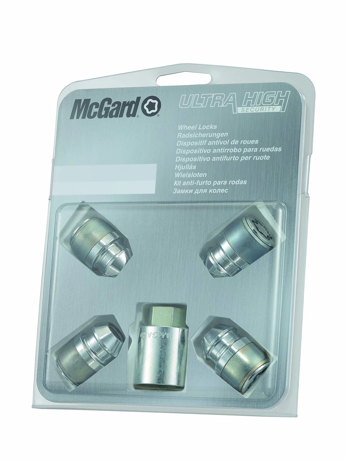 McGard 24157SL Ultra High Security - Tuercas antirrobo para ruedas (base cónica, M12 x 1,5, largo 32,5 mm, SW19)